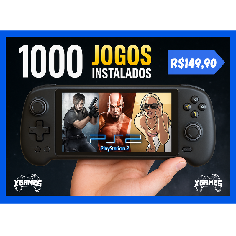 MINI GAME PORTÁTIL - PS2, PS4, PSP, NITENDO, ANDROID, STEAM E VÁRIOS CONSOLES INTEGRADO [ULTIMAS UNIDADES] 🔥